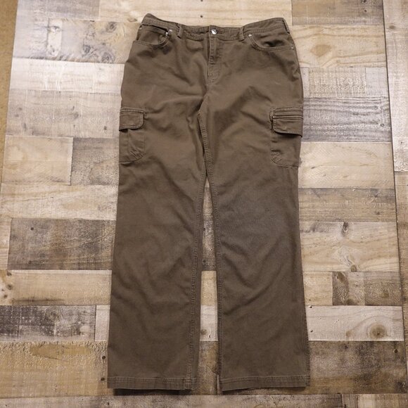 Duluth Trading Co Pants - Duluth Trading DuluthFlex Fire Hose Cargo Pants Women’s 16x33 Brown Workwear